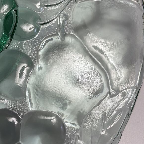 Vintage‎ Indiana Glass Madeira Green Chip & Dip or Vegetable Serving 13" Platter - Picture 8 of 10